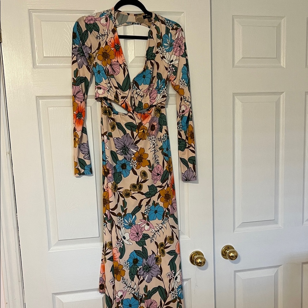 AFRM Multicolor Floral Long Sleeve Dress